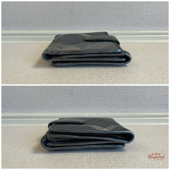 Authentic BURBERRY Shimmer Check Bifold Wallet - Picture 5 of 12